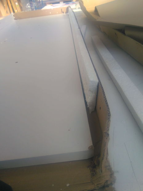 Masă PC Upwell alb + alb lucios *resigilat