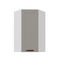 Felső sarok konyhaszekrény Lucid 60x60 GN-108 1F (45° (korpus: fehér + front: mdf agyagszürke)