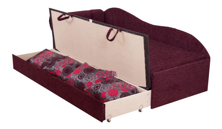 Pohovka trojsedačka Aga D arena hnedá (L)