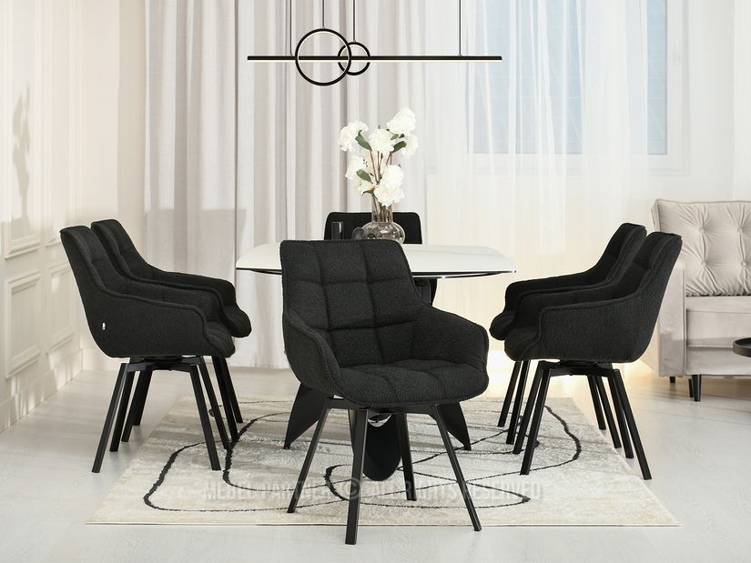 Scaun Aranbura (negru + auriu)