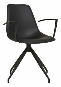 Jedálenská stolička Moteria 5 (čierna)