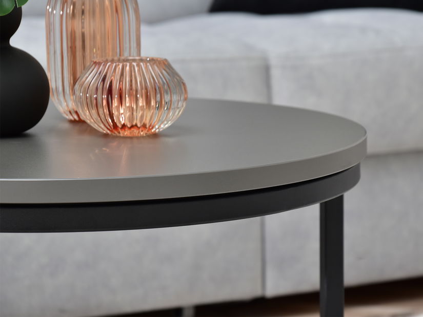 Konferenčný stolík S Nucleos (grafitová + čierna)