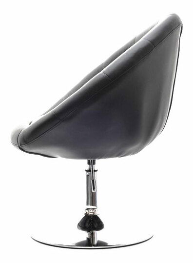 Fotel Lush 3 (fekete + króm)