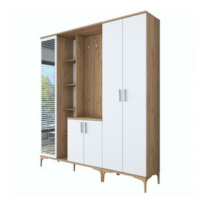 Hol Emily 29 (cu oglindă) (nuc + alb)