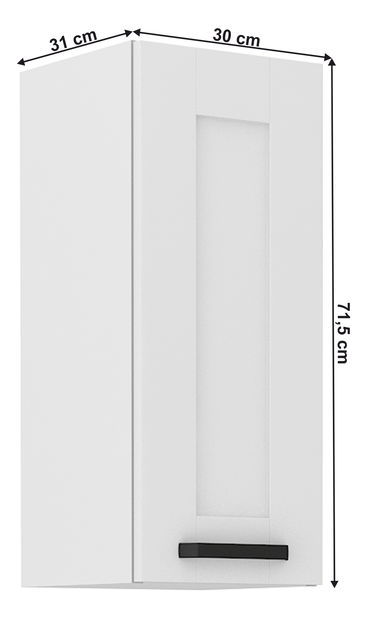 Felsőszekrény Lesana 1 (fehér) 30 G-72 1F 