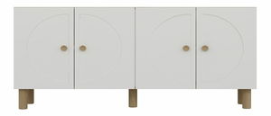 Komoda Incini (safirni hrast + bijela)