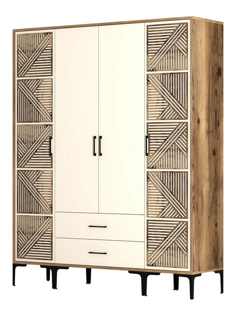 Dulap de haine Kiara PTP (Nuc + Crem)
