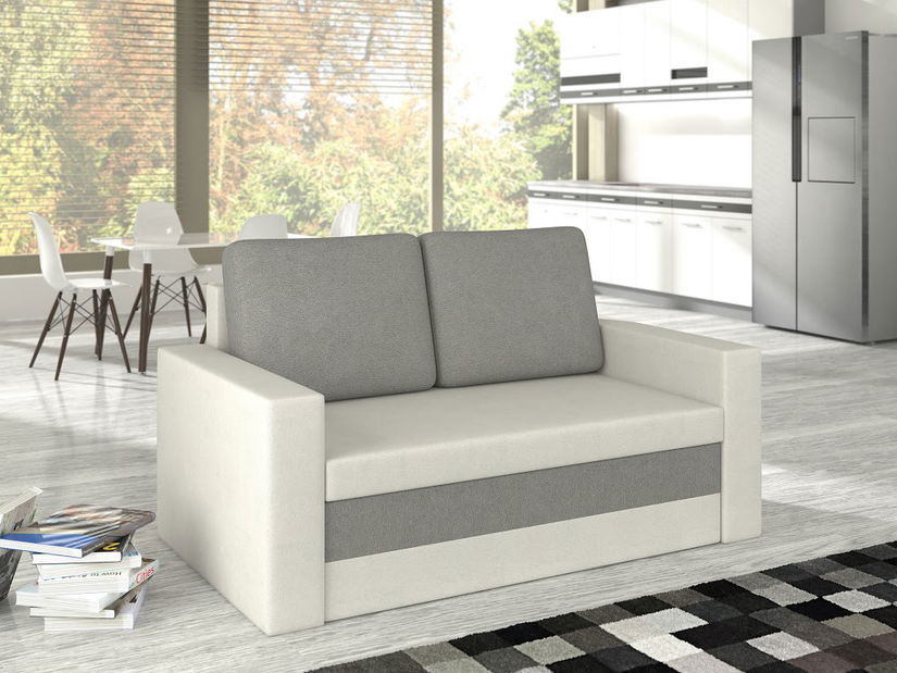 Pohovka dvojsedačka Viva (svetlosivá + sivá)