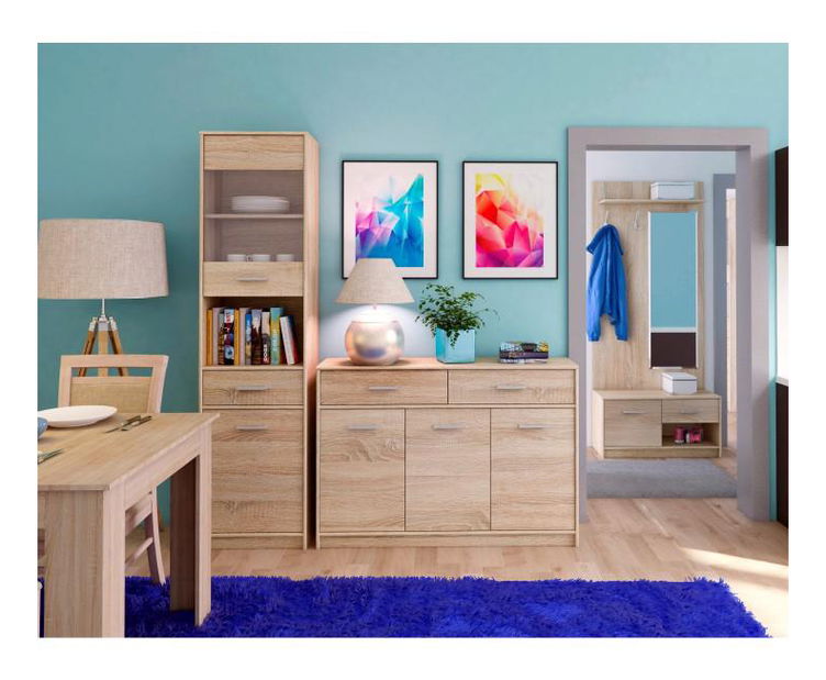 Dulap cu rafturi Thornham 2D1S