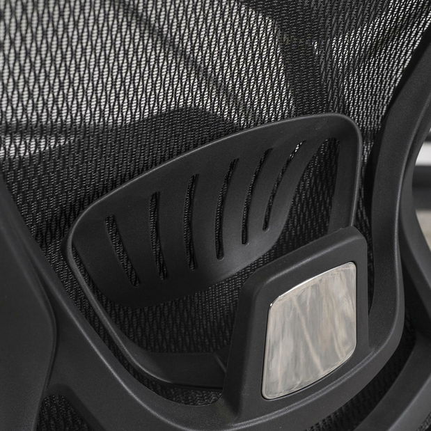 Fotoliu birou Legion (negru) 