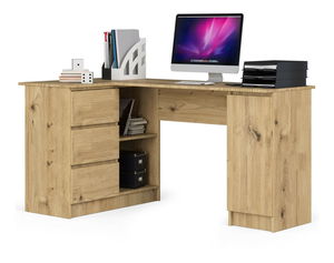 Masă PC de colț Bevin (Stejar artisan) (S)