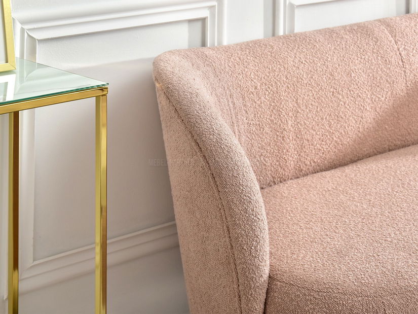 Canapea Canapea trei locuri Cadmio 3 (auriu)