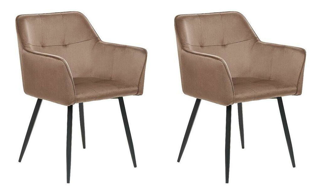 Set 2 ks jedálenských stoličiek Jasminka (hnedá)