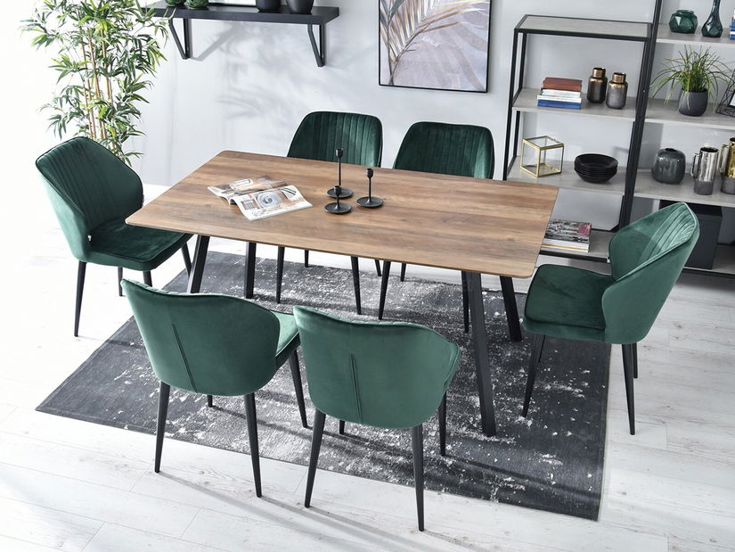 Scaun Greta K (verde + negru)