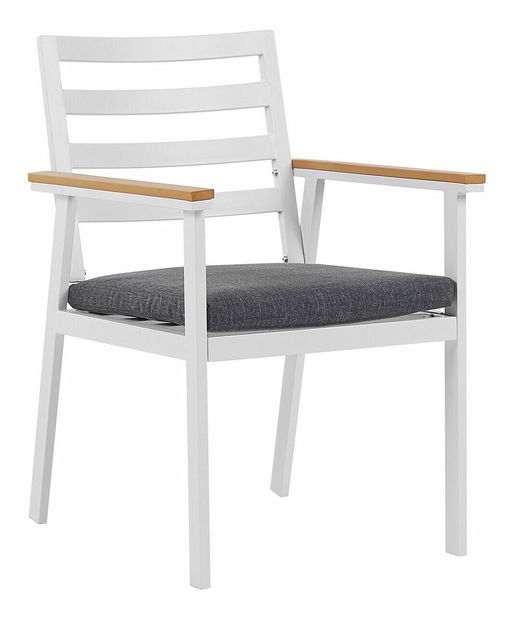 Set 4 ks. záhradných stoličiek COVELL (biela)