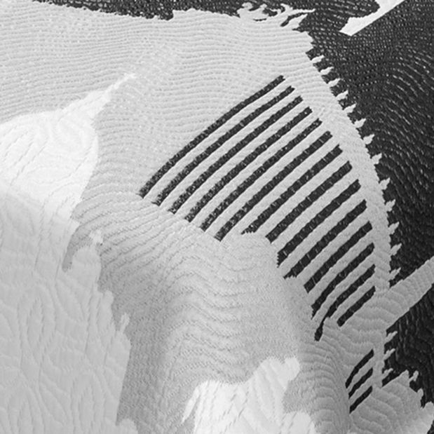 Prehoz na posteľ 240x220cm Roma (biela)