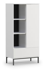 Dulap cu rafturi Quebec R70 (Alb mat)