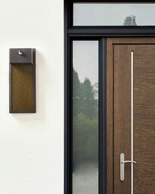 Vanjska zidna lampa Corben (siva)