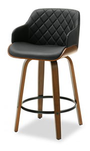 Stolička Sorien H (čierna + orech)