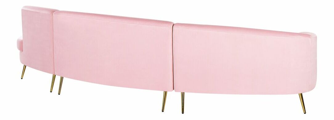 Pohovka štvorsedačka Mosza (ružová)