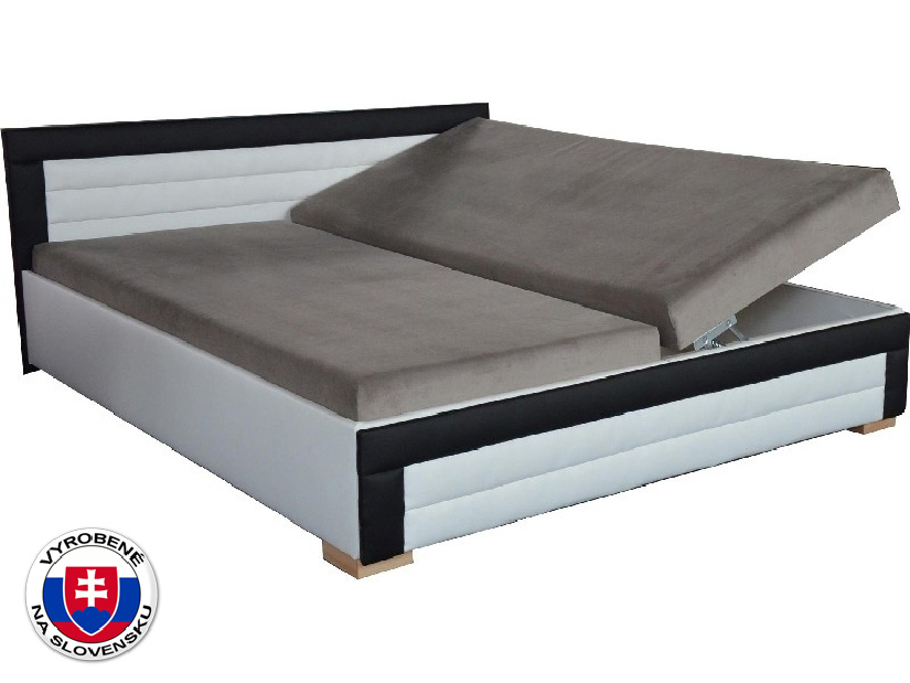 Manželská posteľ 160 cm Jarka (s molitanovými matracmi) *výpredaj