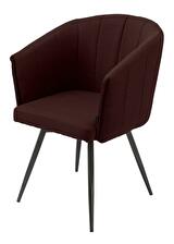 Scaun sufragerie Spack (bordo + gri)