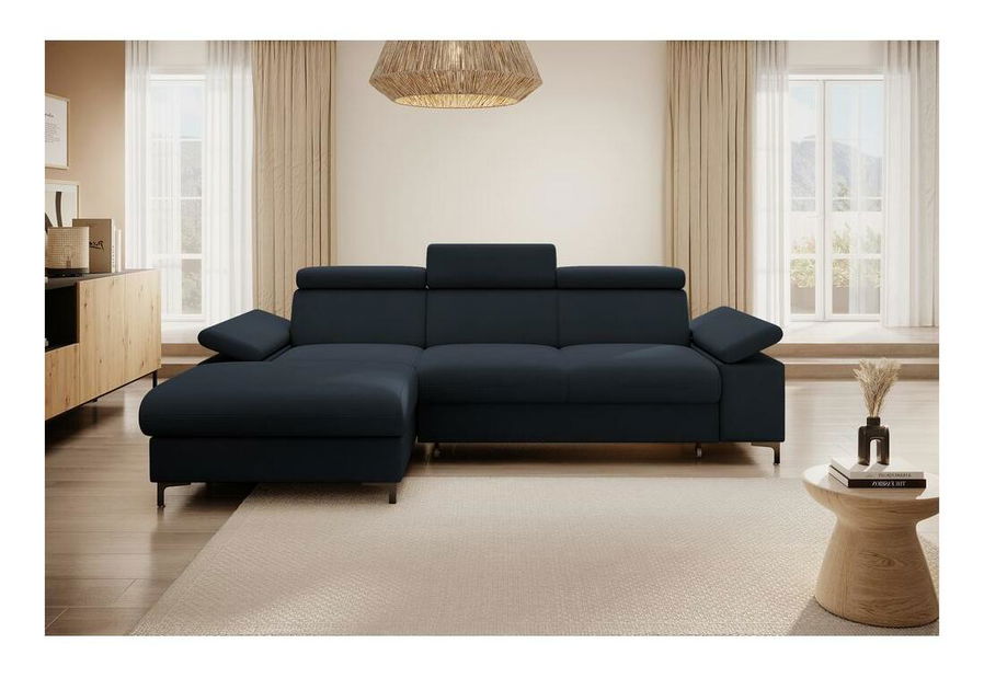 Colțar Miles (S) (albastru marin + negru)