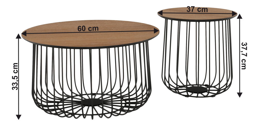 Set 2 mese de cafea Grulo 