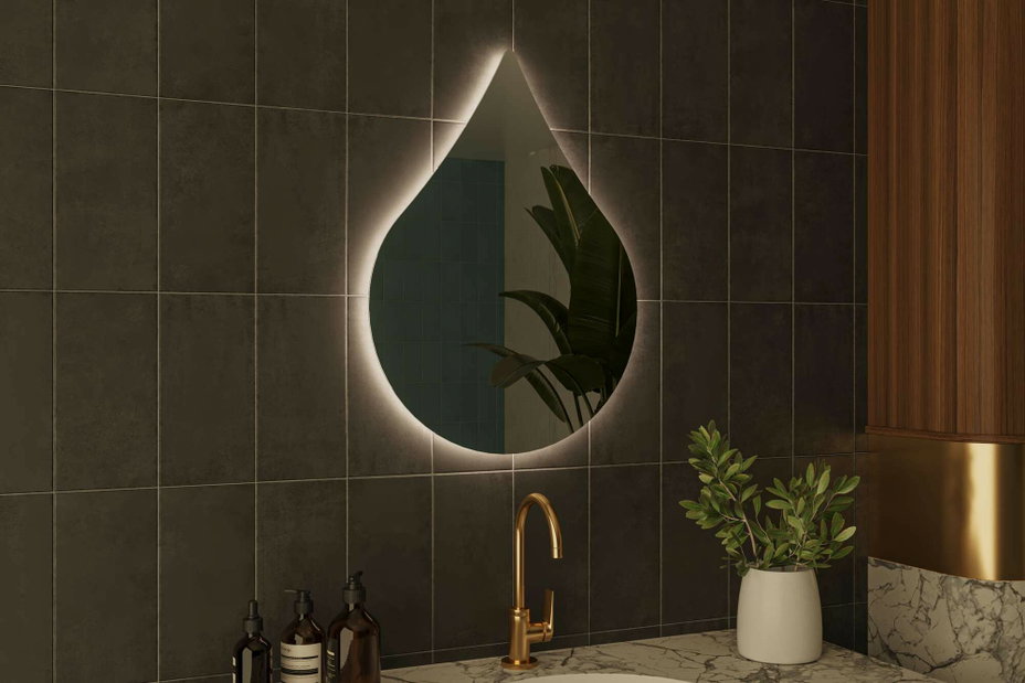 Zrkadlo Dami (biela)