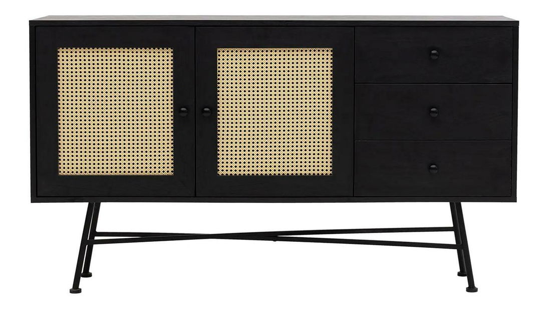 Comodă Vovula 5 (negru)