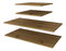 Set de 4 rafturi pentru dulap 150 cm (stejar artisan)