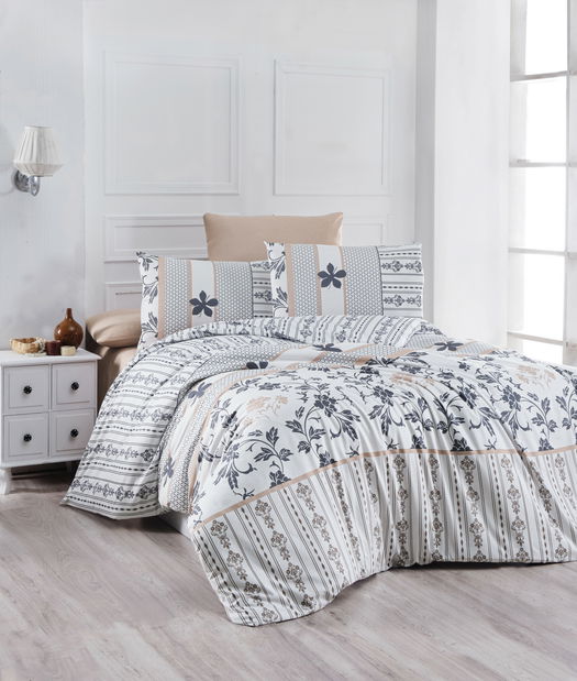 Lenjerie pat 200 x 220 cm Ottele (multicolor)