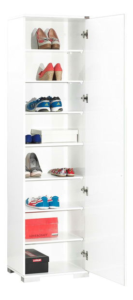 Ormar s policama Aderyn (bijela)