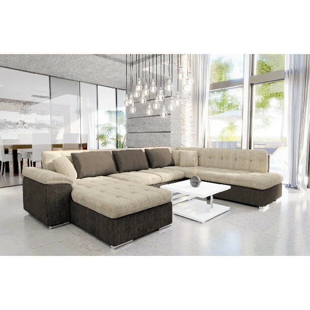 Kutna sofa Talina s funkcijom spavanja (desna U) (Uttario Velvet 2955 + Uttario Velvet 2955 + Uttario Velvet 2979)