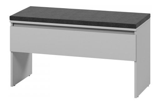 Botník 1K Semplo SM 03 (sivá + čierna) (so sedákom)