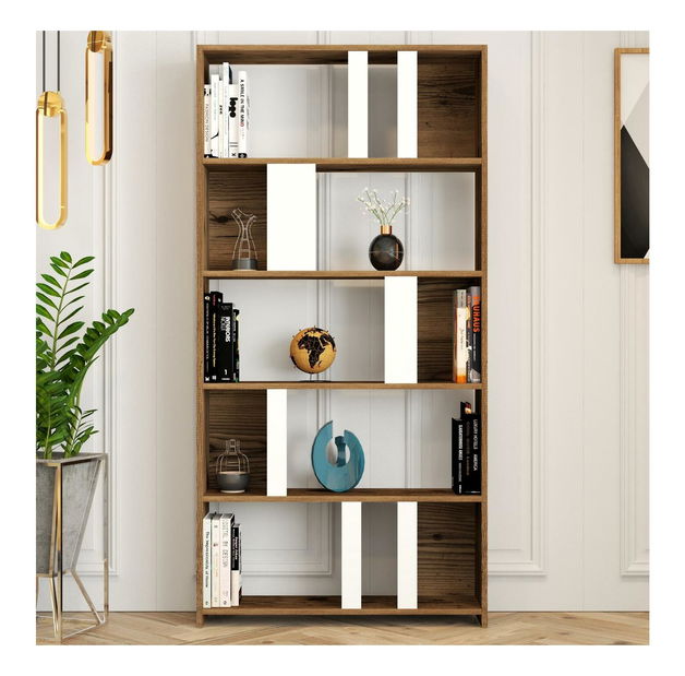 Regal Limba (bijela + orah)