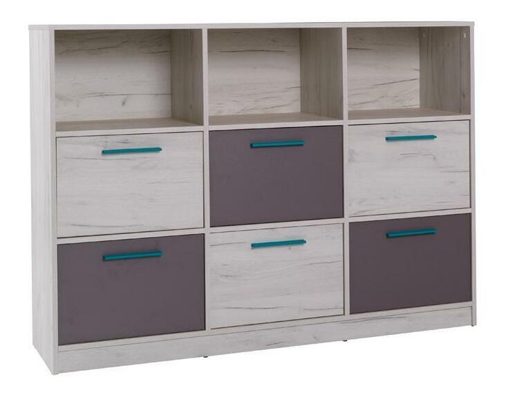 Raft Rosario R13 (Stejar cRaft alb + Gri)