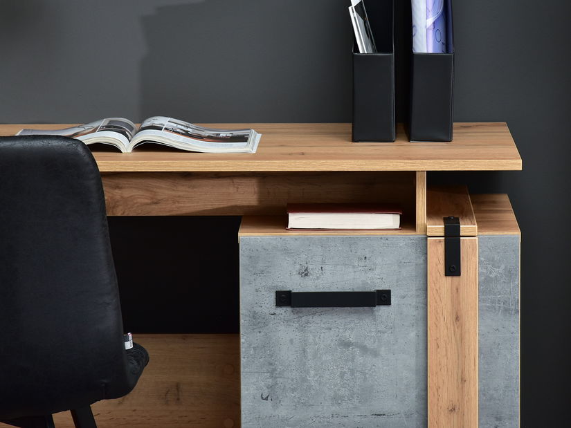 Nappali fal Subrayado 04 (tölgy + fekete)