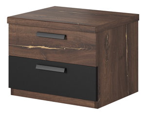 Nočný stolík Signat Typ 22 (čierna + dub flagstaff)