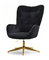 Fotel Meryl (fekete + arany)