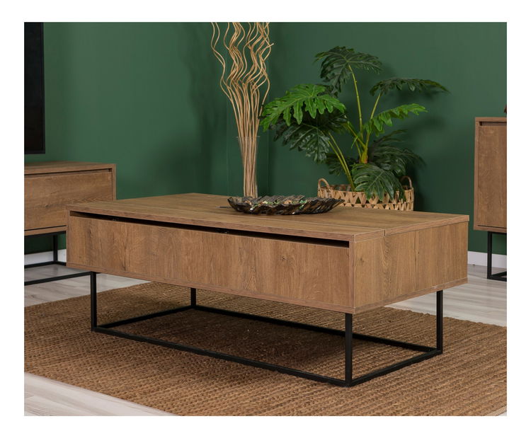 Nappali szett Laxi 9 (dió + fekete)