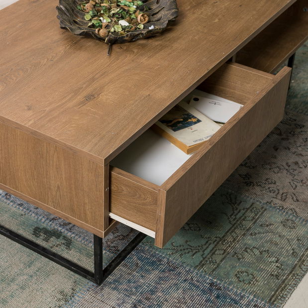 Set za dnevni boravak Laxi 8 (orah + crna)