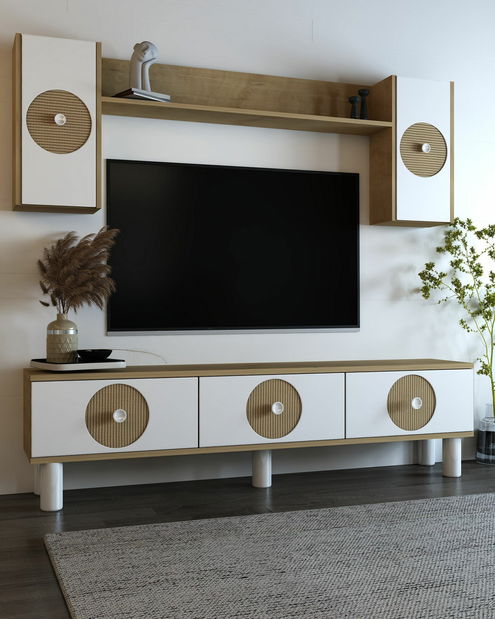 Nappali fal Dentialo (Hazeran tölgy)