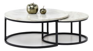 Konferenčný stolík Kolja Zest Xl (béžová + čierna)