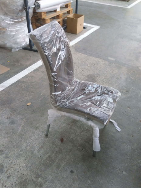 Étkezőszék Gernada new (barna + bézs + króm) *bazár