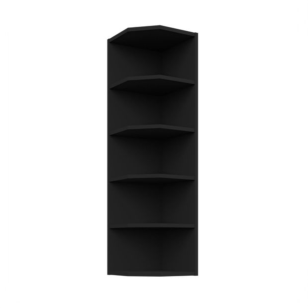 Horný kuchynský regál Carminia 30 G-108 ZAK (čierna)