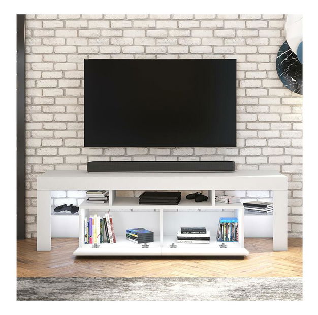 Masă TV Vulcano (alb)