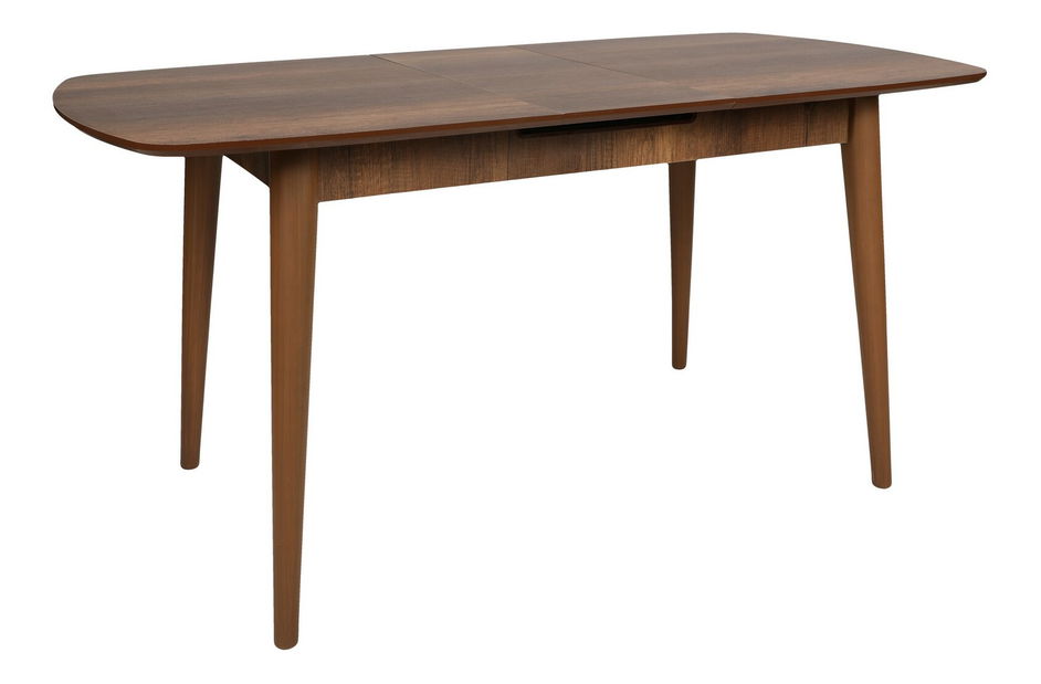 Masă sufragerie extensibilă (pentru 6 persoane) Reno (nuc)