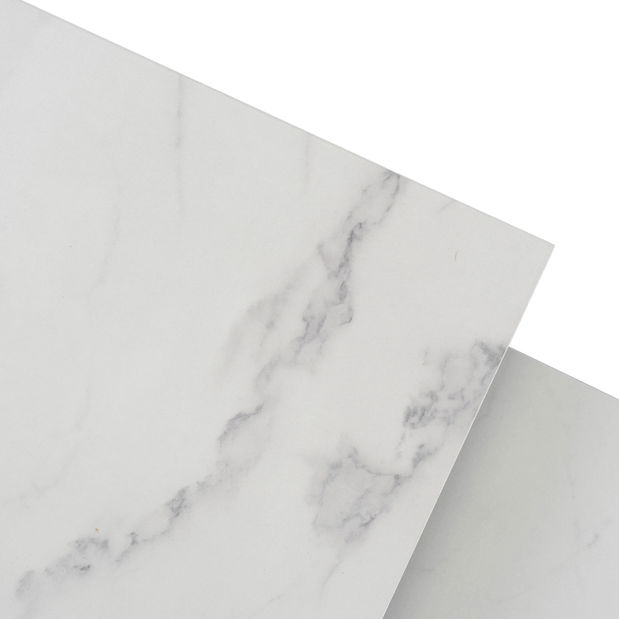 Dohányzóasztal szett (2 db.) Ocupa (fehér + fekete márvány) 