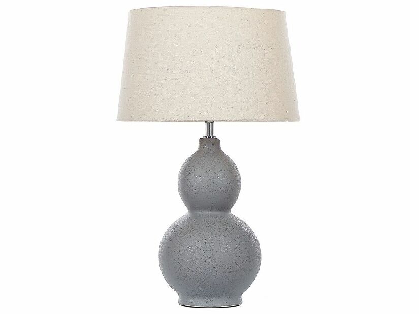 Stolná lampa Yaletha (sivá) 